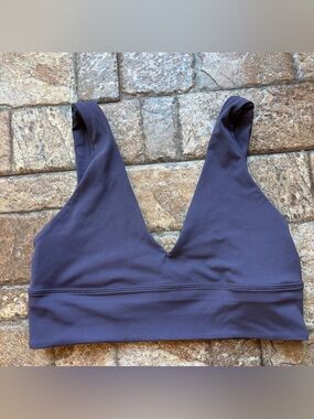 Lululemon Align V-Neck Sports Bra in Muted Purple